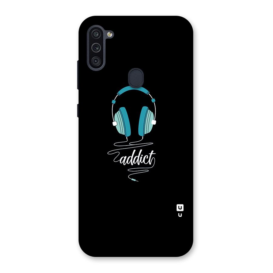 Music Addict Back Case for Galaxy M11