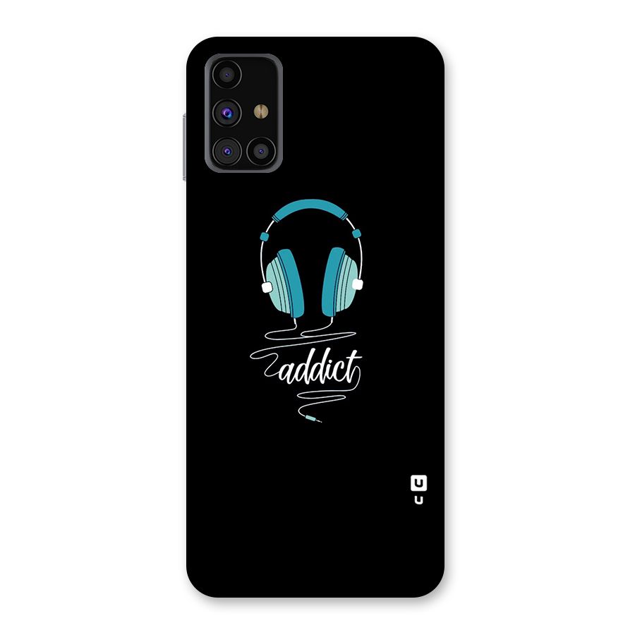 Music Addict Back Case for Galaxy M31s