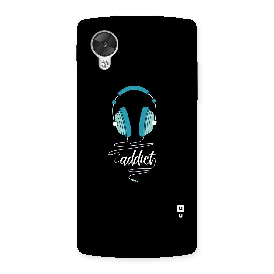 Music Addict Back Case for Google Nexsus 5