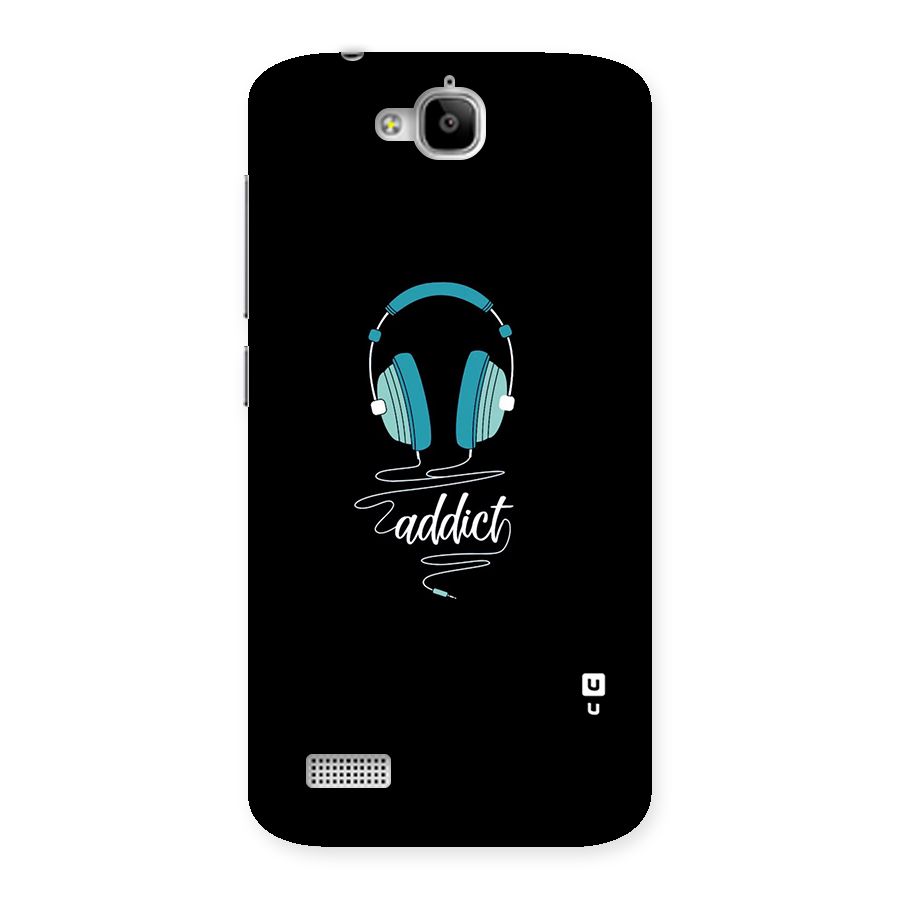 Music Addict Back Case for Honor Holly