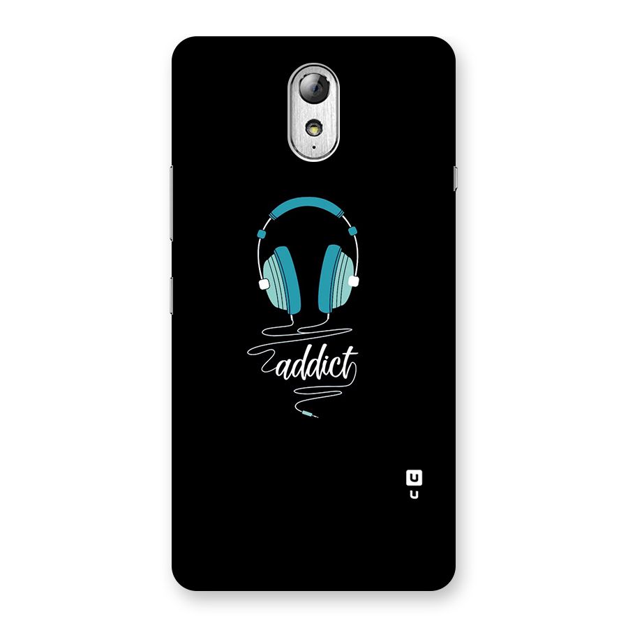 Music Addict Back Case for Lenovo Vibe P1M