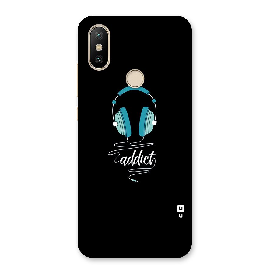Music Addict Back Case for Mi A2
