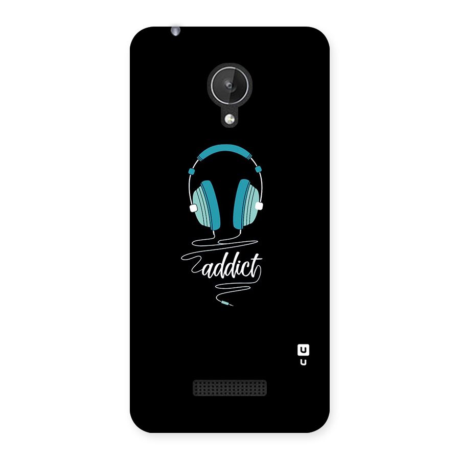 Music Addict Back Case for Micromax Canvas Spark Q380