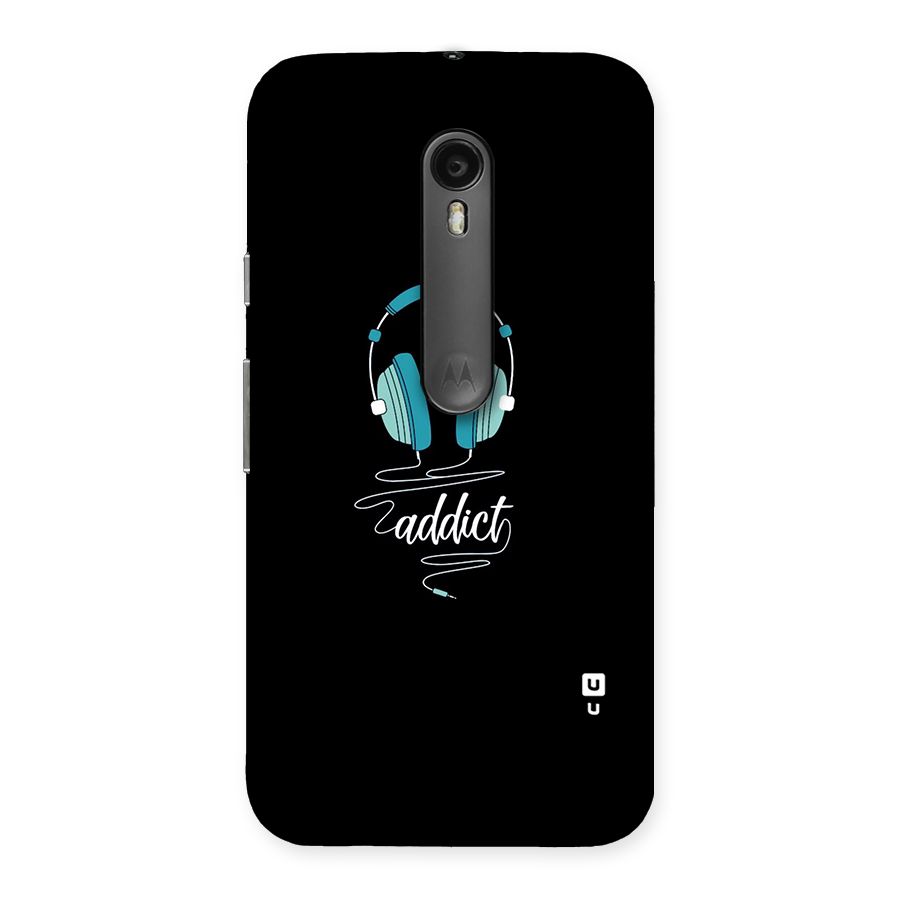 Music Addict Back Case for Moto G3