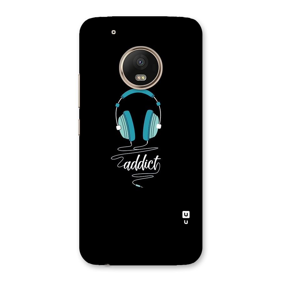 Music Addict Back Case for Moto G5 Plus