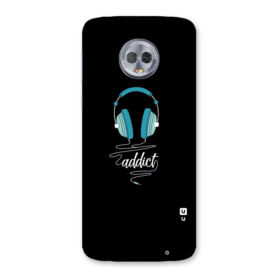 Music Addict Back Case for Moto G6 Plus