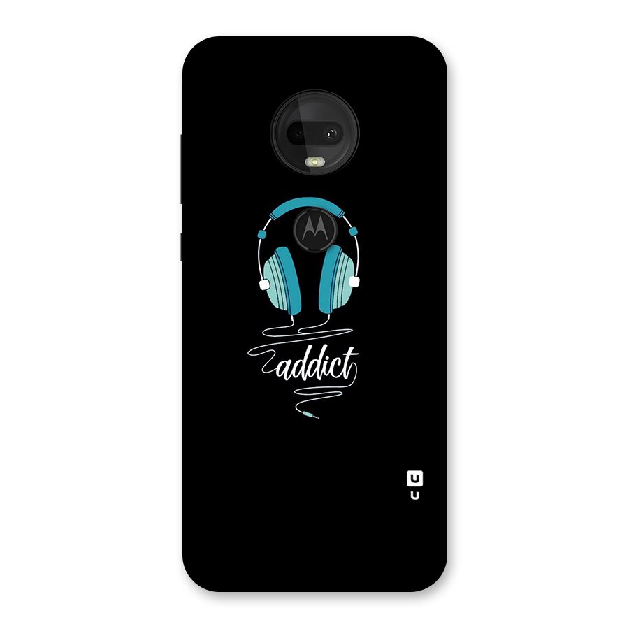 Music Addict Back Case for Moto G7