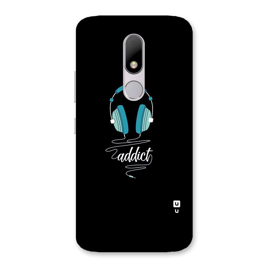 Music Addict Back Case for Moto M