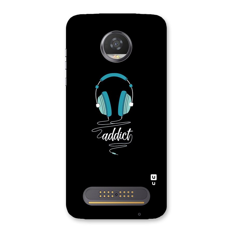 Music Addict Back Case for Moto Z2 Play