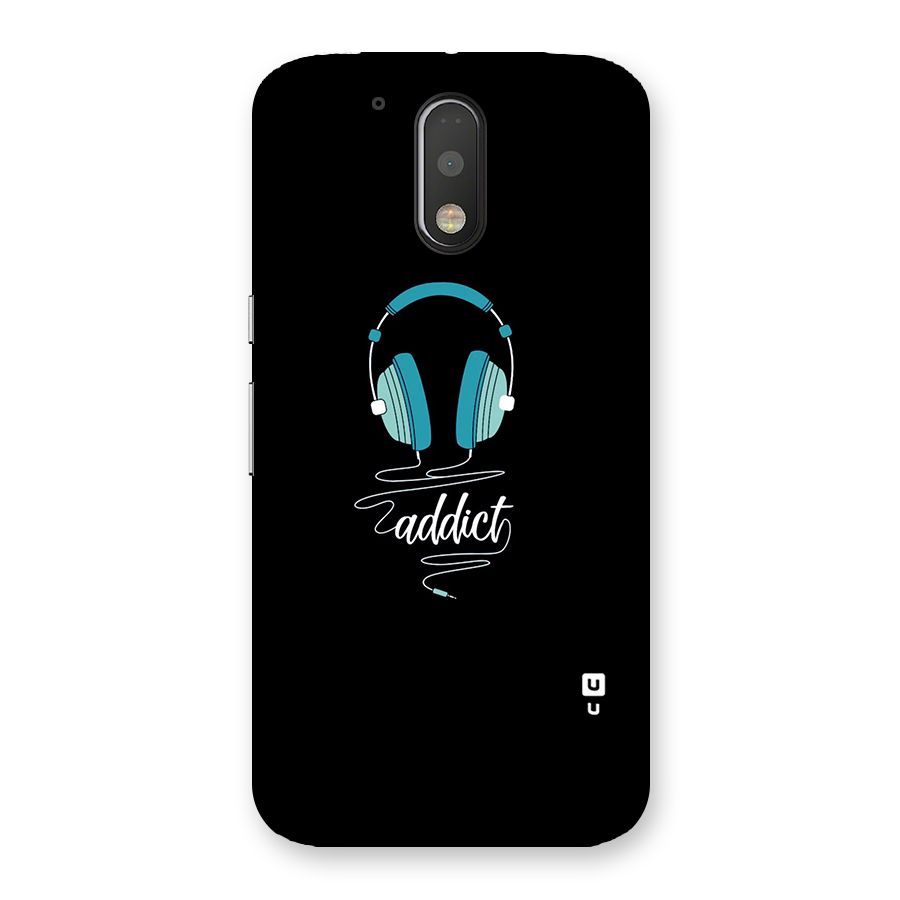 Music Addict Back Case for Motorola Moto G4 Plus