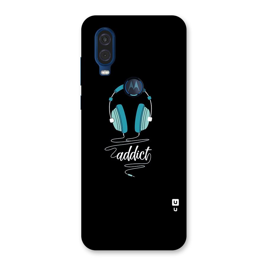 Music Addict Back Case for Motorola One Vision