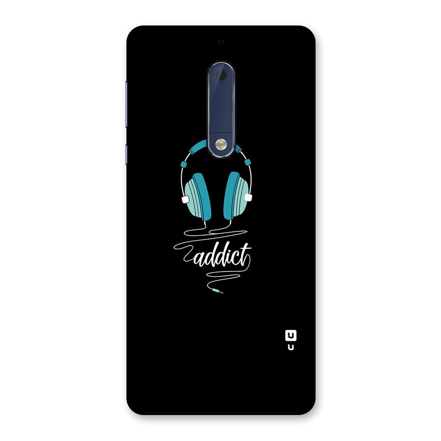 Music Addict Back Case for Nokia 5