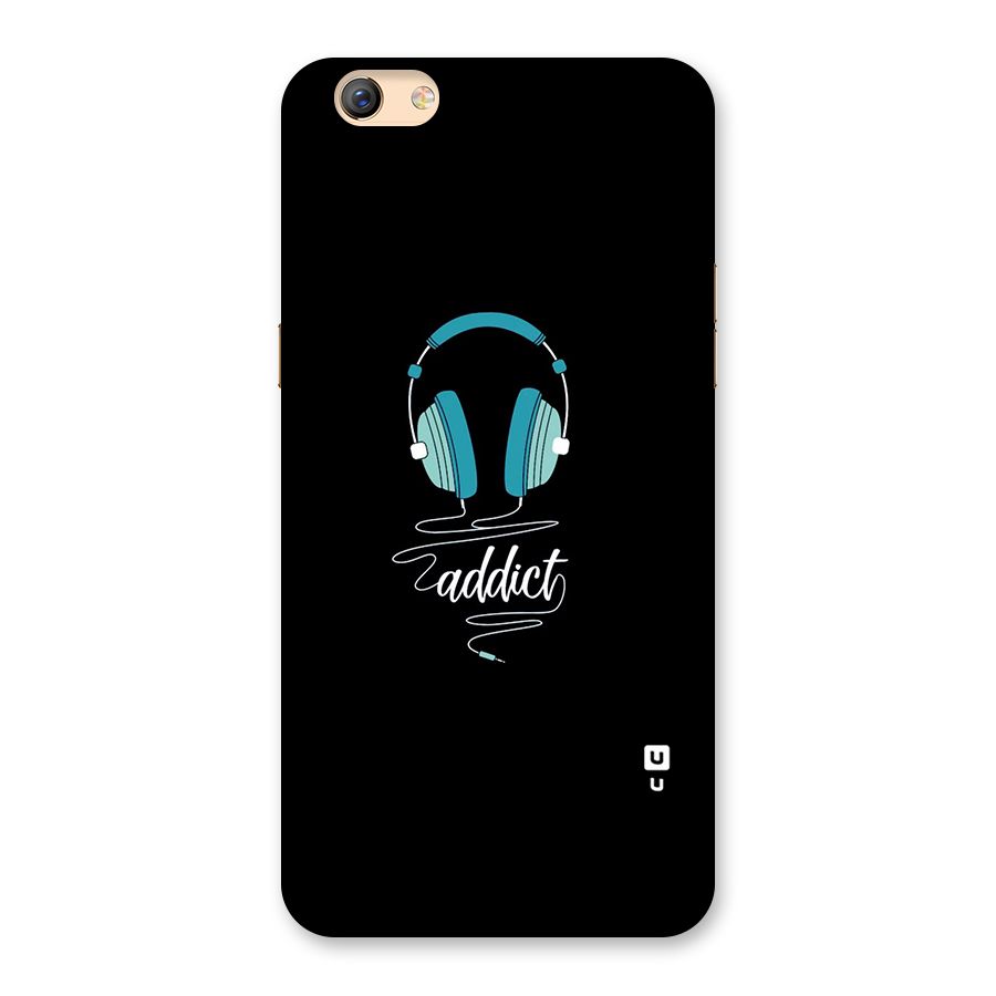 Music Addict Back Case for Oppo F3 Plus