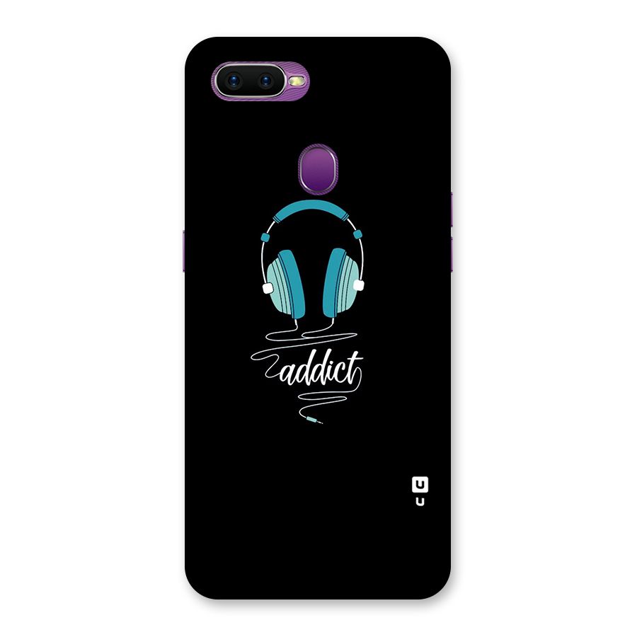 Music Addict Back Case for Oppo F9
