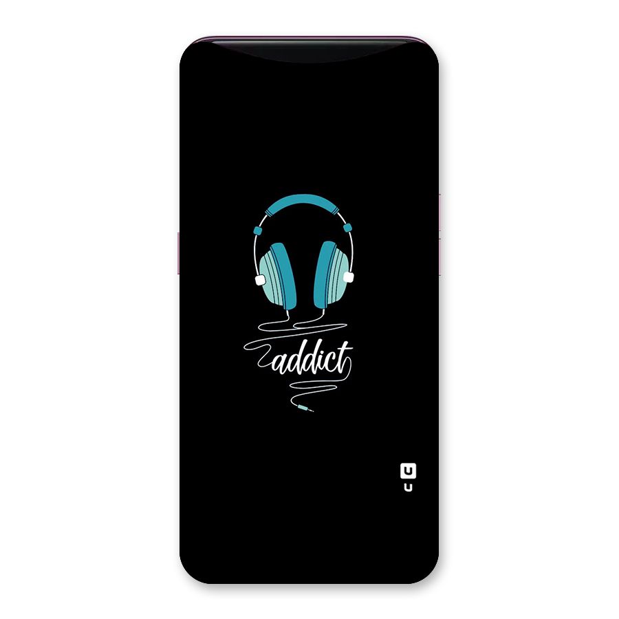 Music Addict Back Case for Oppo Find X
