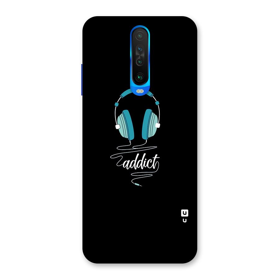 Music Addict Back Case for Poco X2
