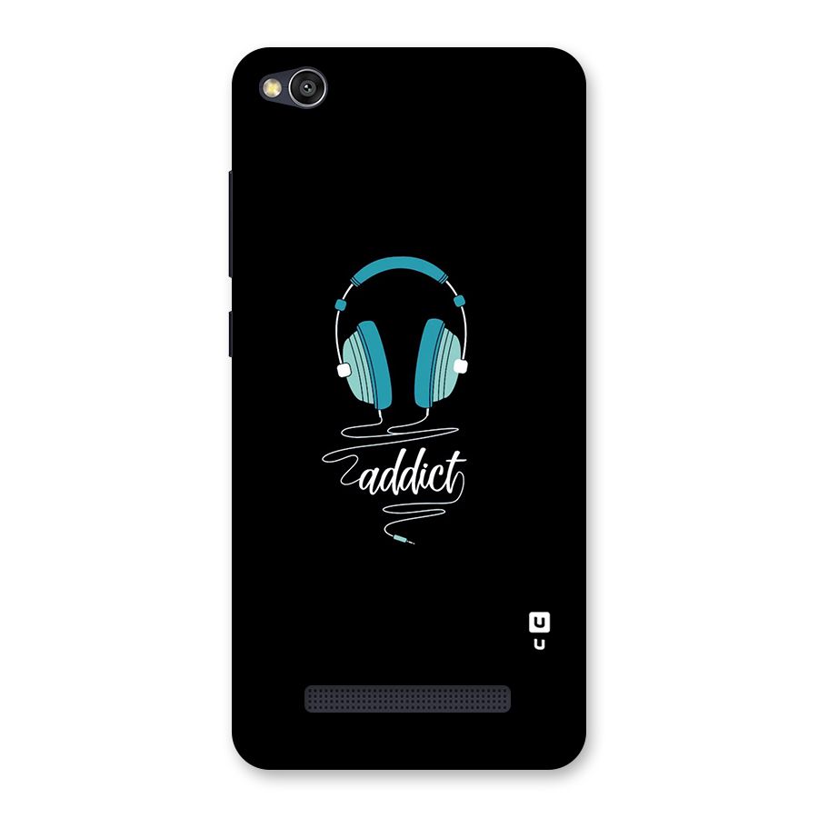 Music Addict Back Case for Redmi 4A