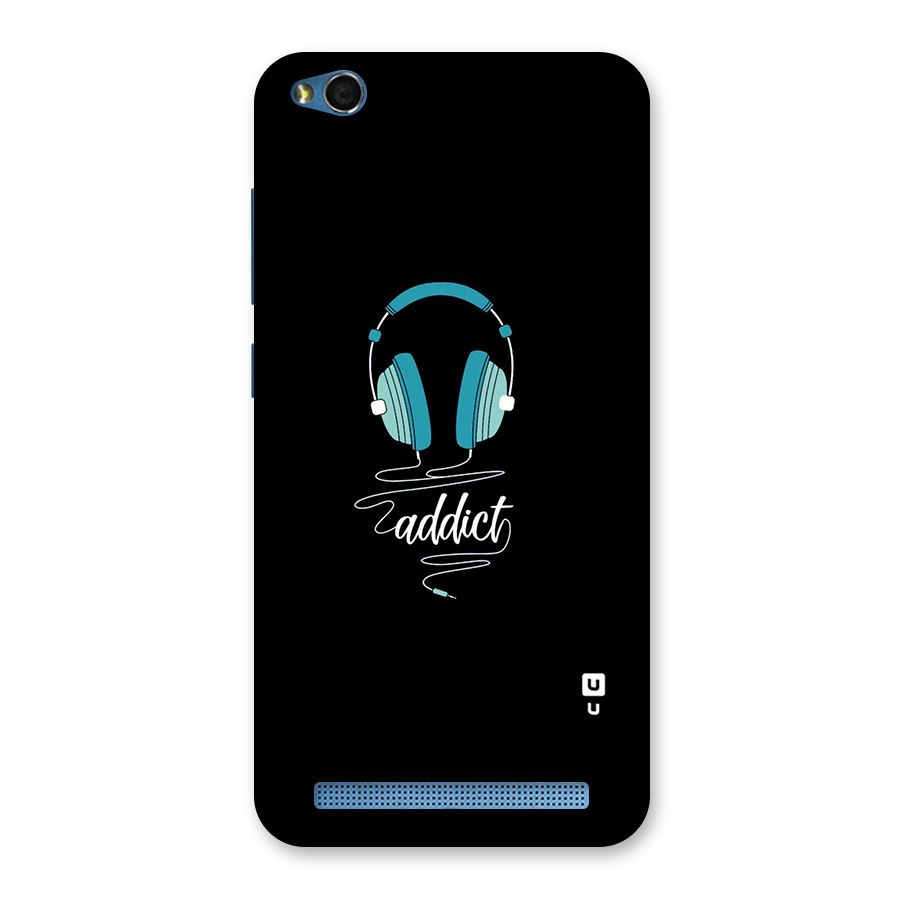 Music Addict Back Case for Redmi 5A