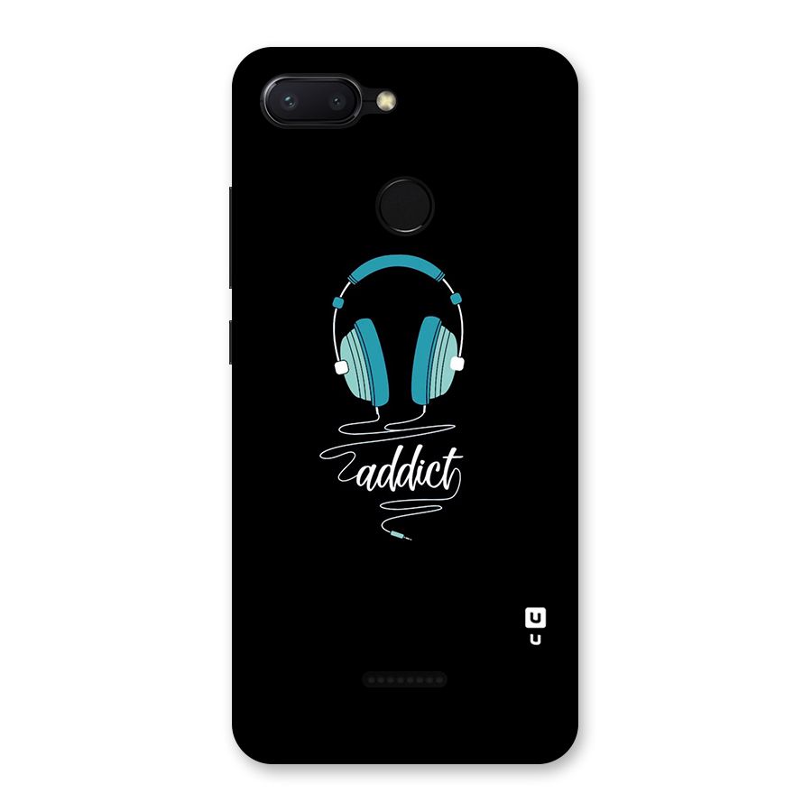 Music Addict Back Case for Redmi 6