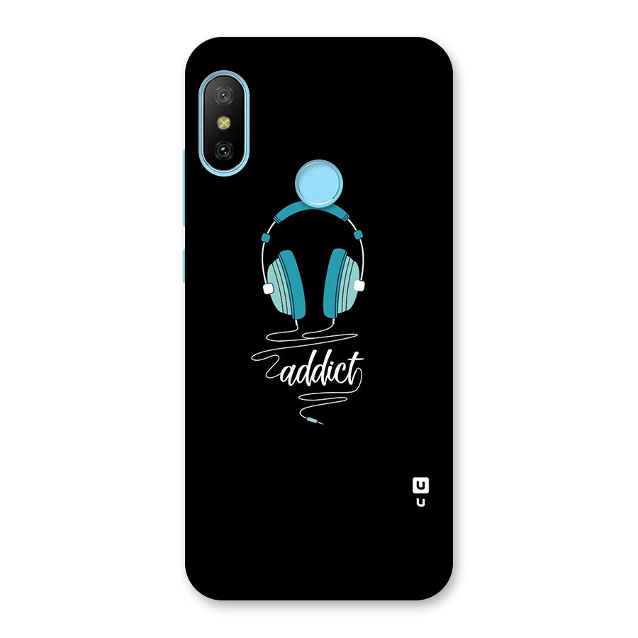 Music Addict Back Case for Redmi 6 Pro
