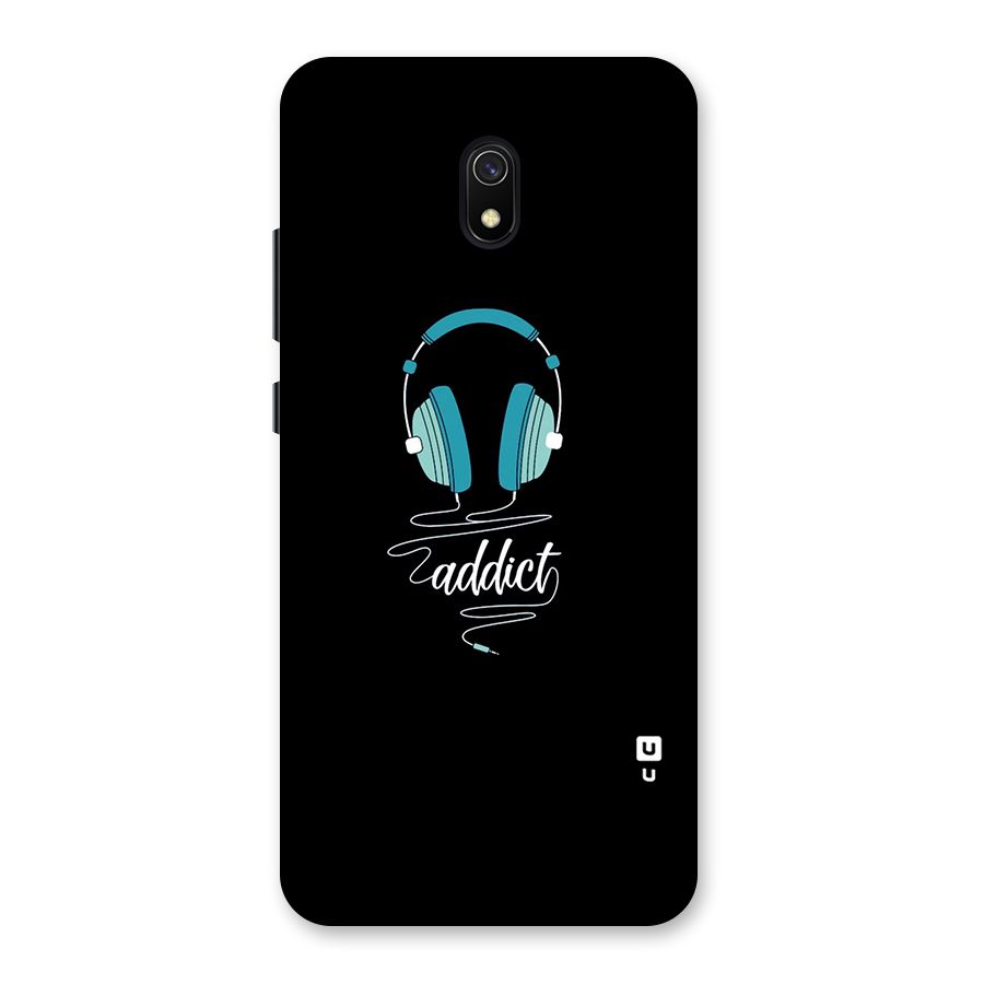 Music Addict Back Case for Redmi 8A