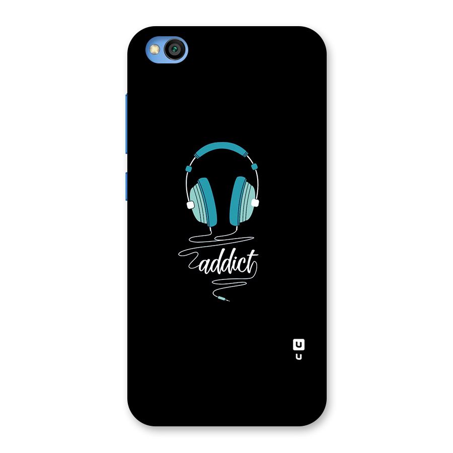 Music Addict Back Case for Redmi Go