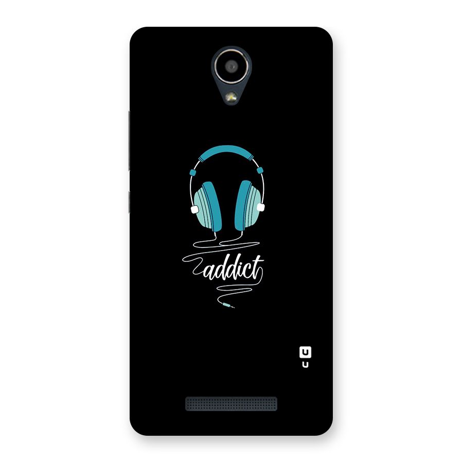 Music Addict Back Case for Redmi Note 2