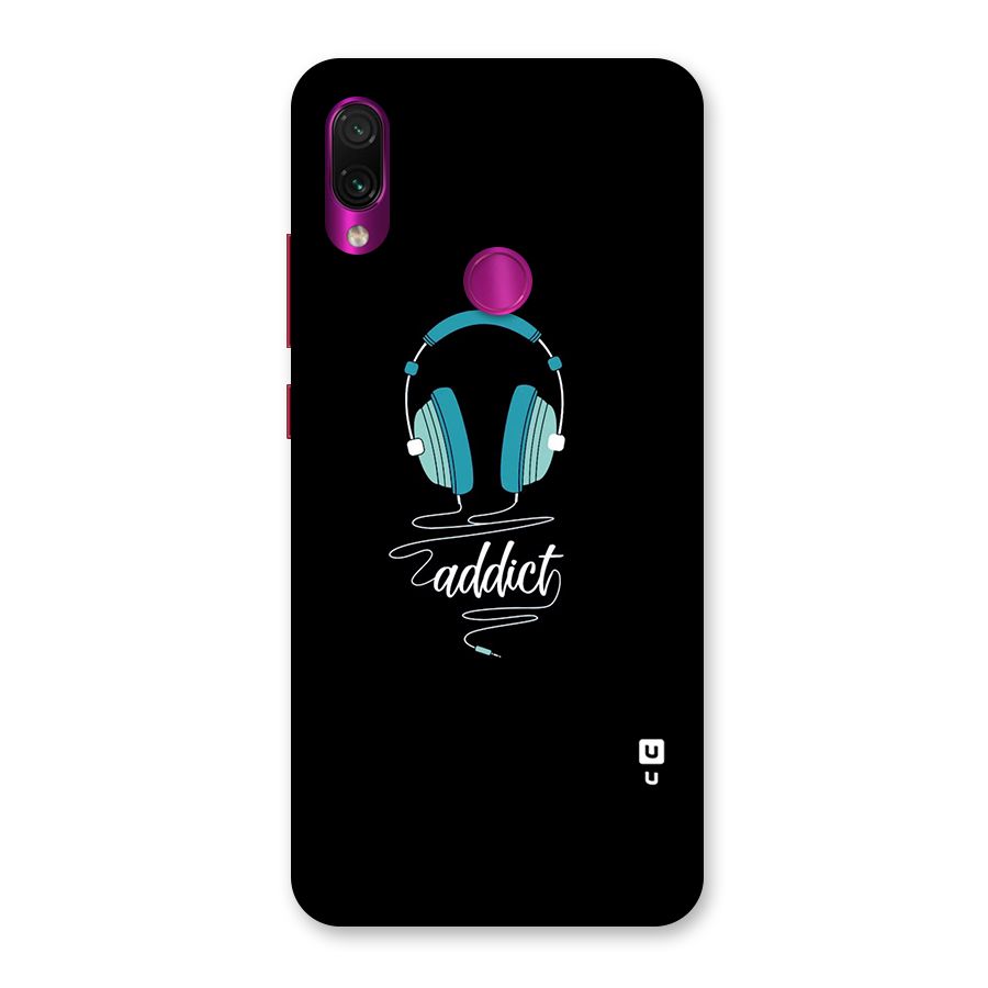 Music Addict Back Case for Redmi Note 7 Pro