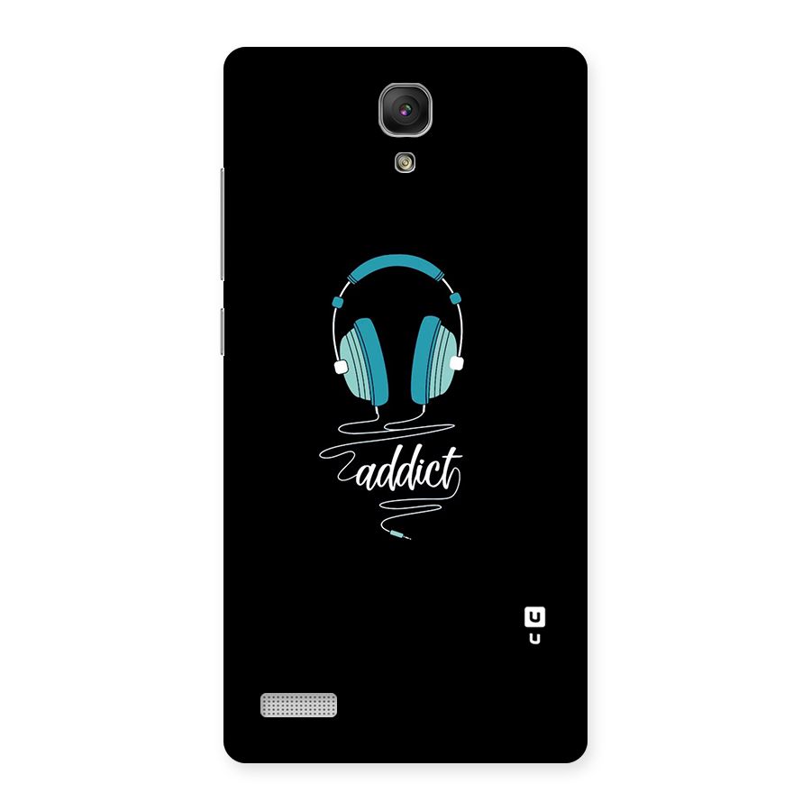 Music Addict Back Case for Redmi Note Prime
