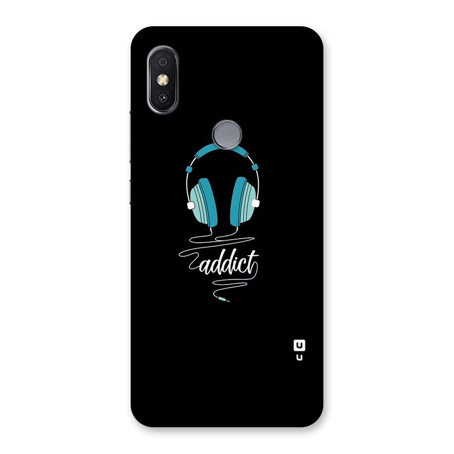 Music Addict Back Case for Redmi Y2