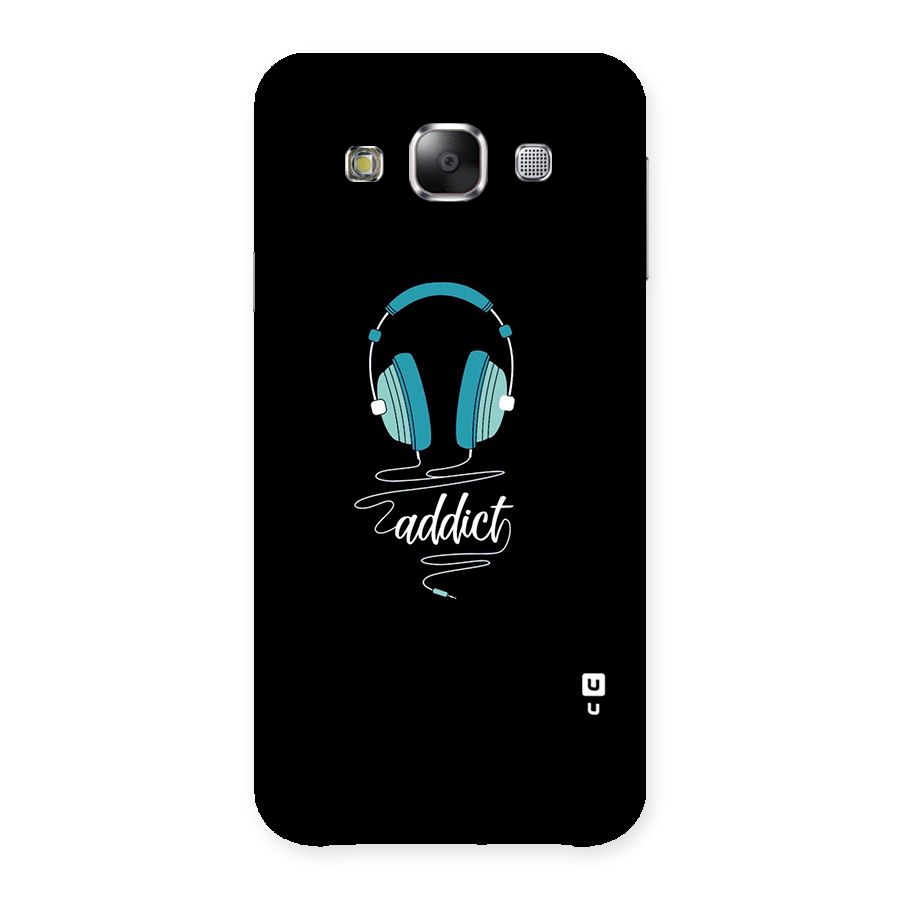 Music Addict Back Case for Samsung Galaxy E5