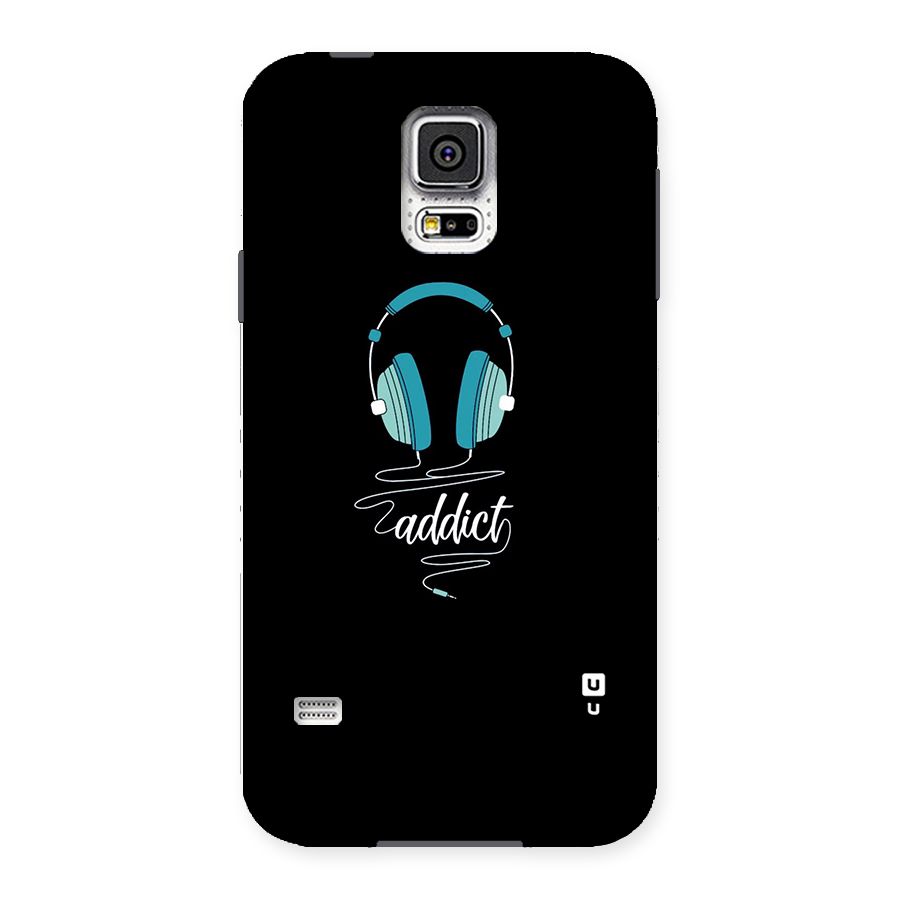 Music Addict Back Case for Samsung Galaxy S5