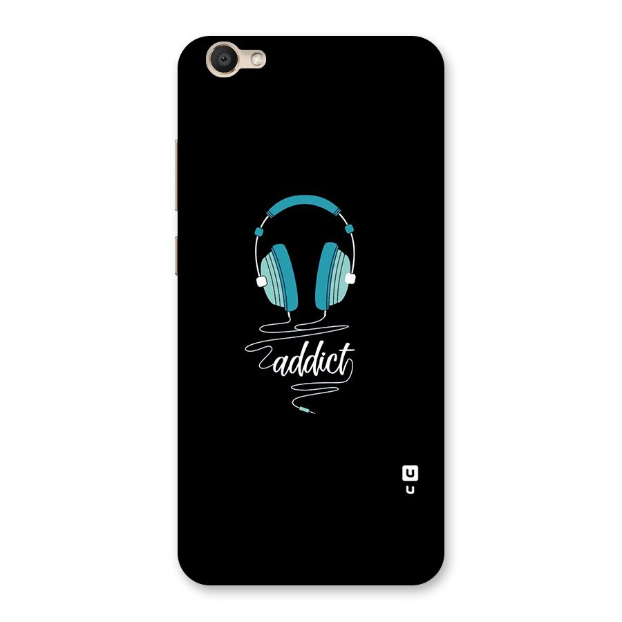 Music Addict Back Case for Vivo V5