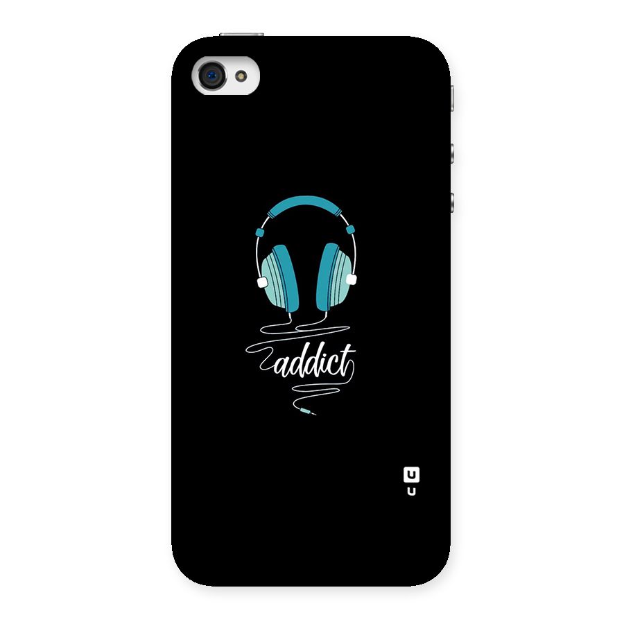 Music Addict Back Case for iPhone 4 4s