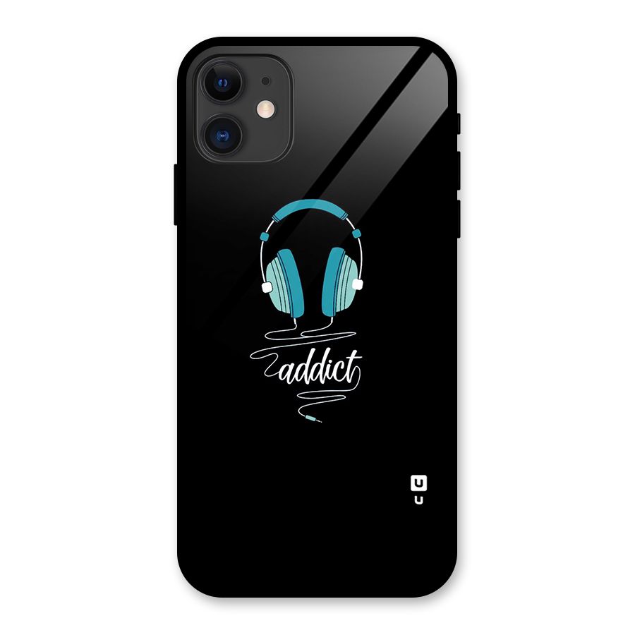 Music Addict Glass Back Case for iPhone 11