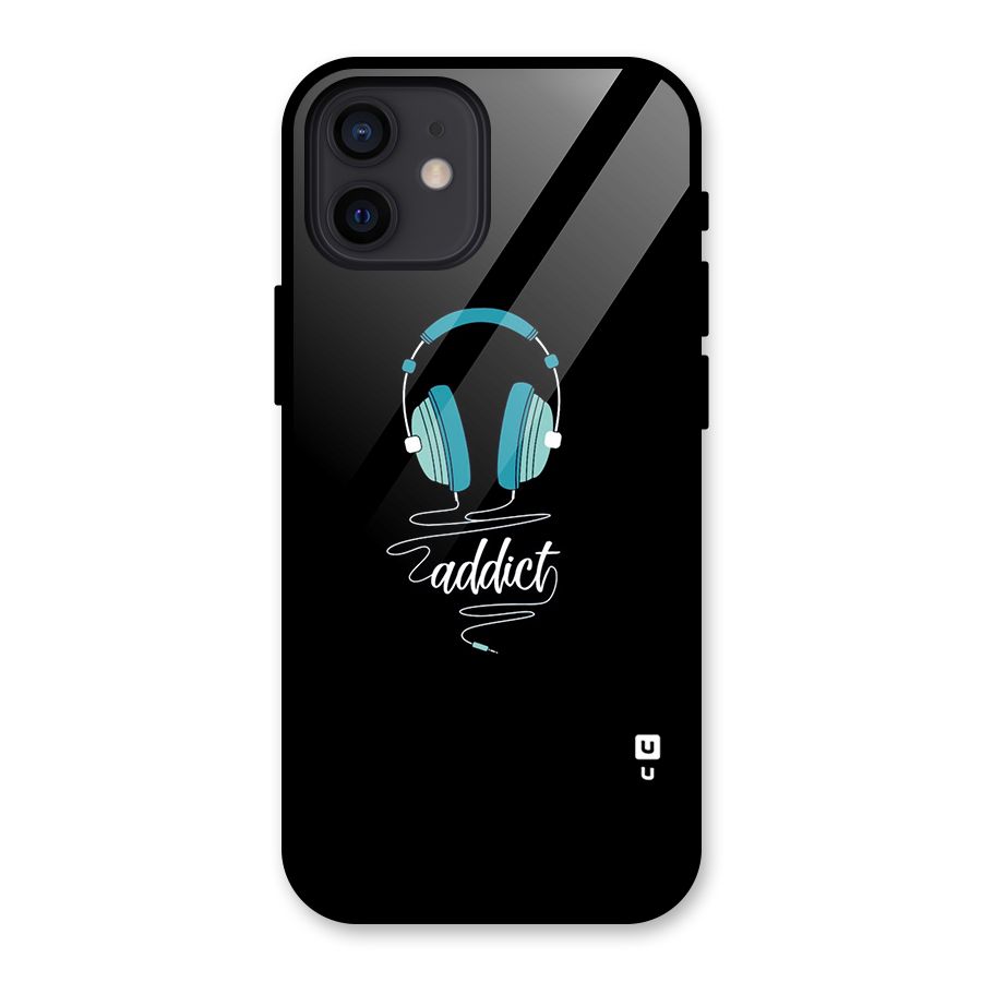 Music Addict Glass Back Case for iPhone 12