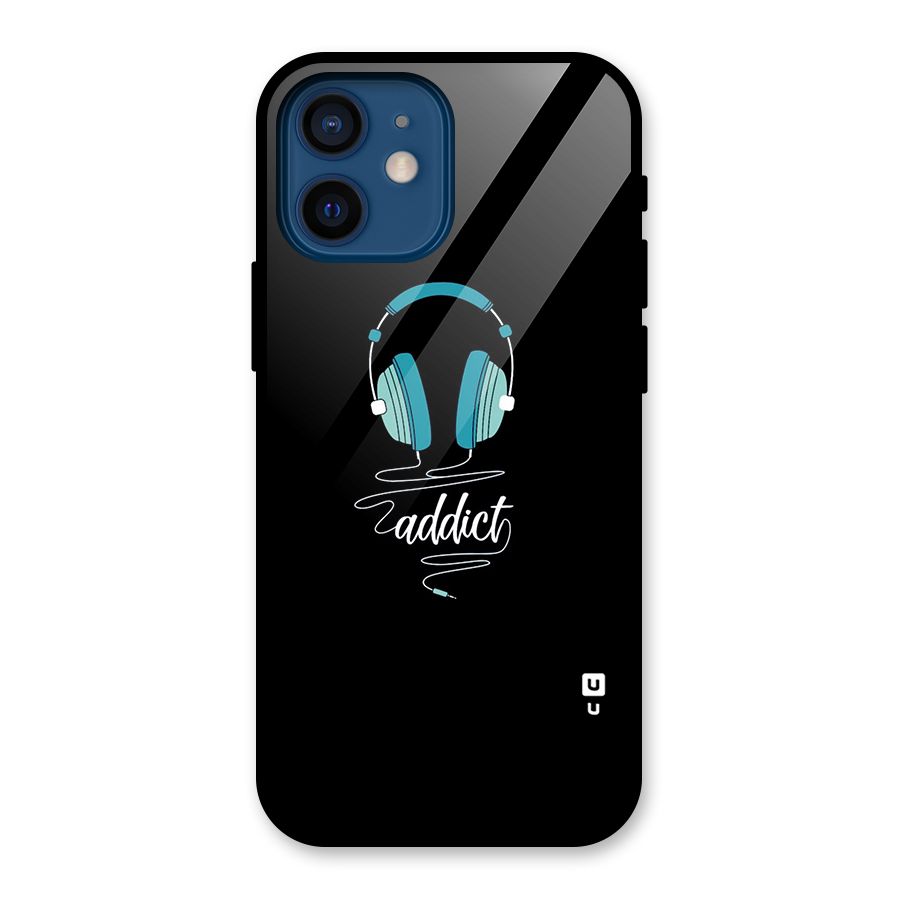 Music Addict Glass Back Case for iPhone 12 Mini