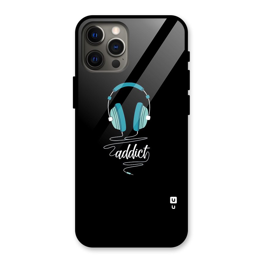Music Addict Glass Back Case for iPhone 12 Pro Max
