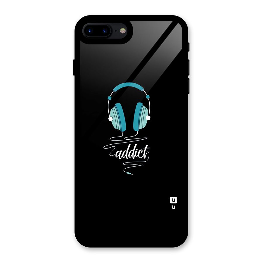 Music Addict Glass Back Case for iPhone 8 Plus