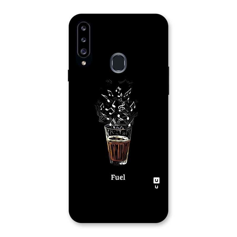 Music Chai My Fuel Back Case for Samsung Galaxy A20s