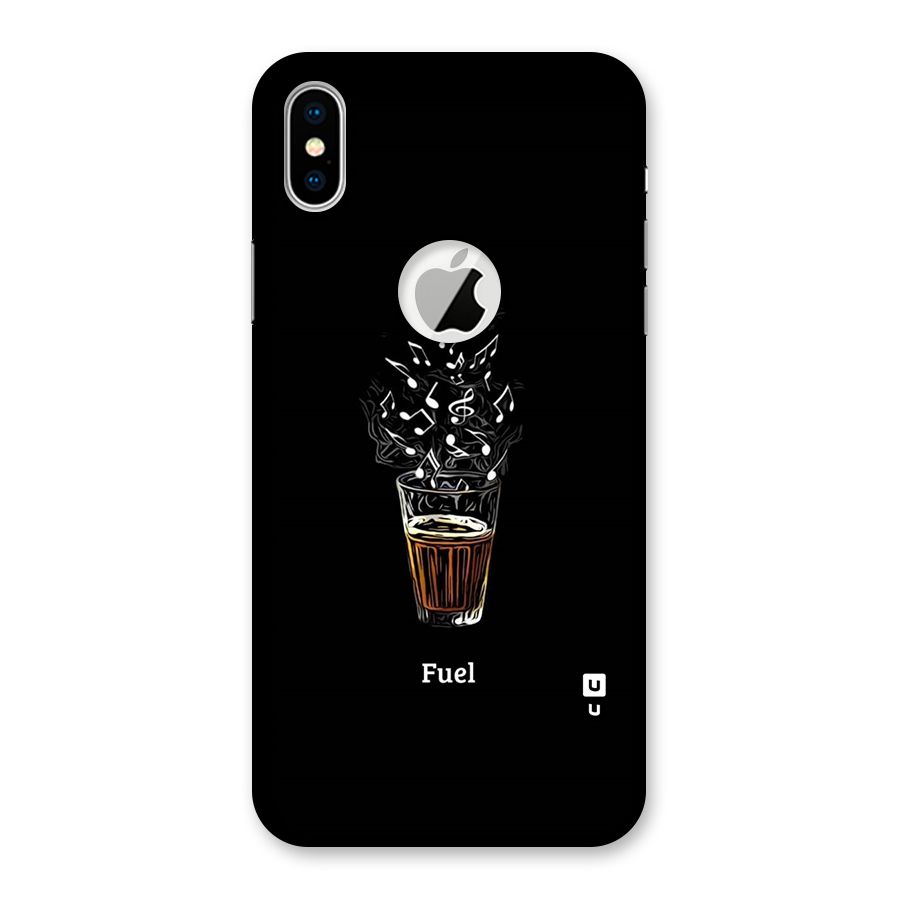 Music Chai My Fuel Back Case for iPhone X Logo Cut