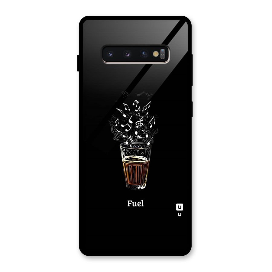 Music Chai My Fuel Glass Back Case for Galaxy S10 Plus