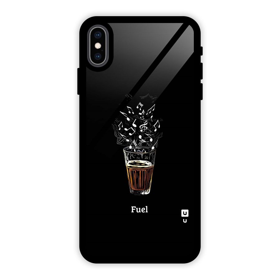Music Chai My Fuel Glass Back Case for iPhone XS Max