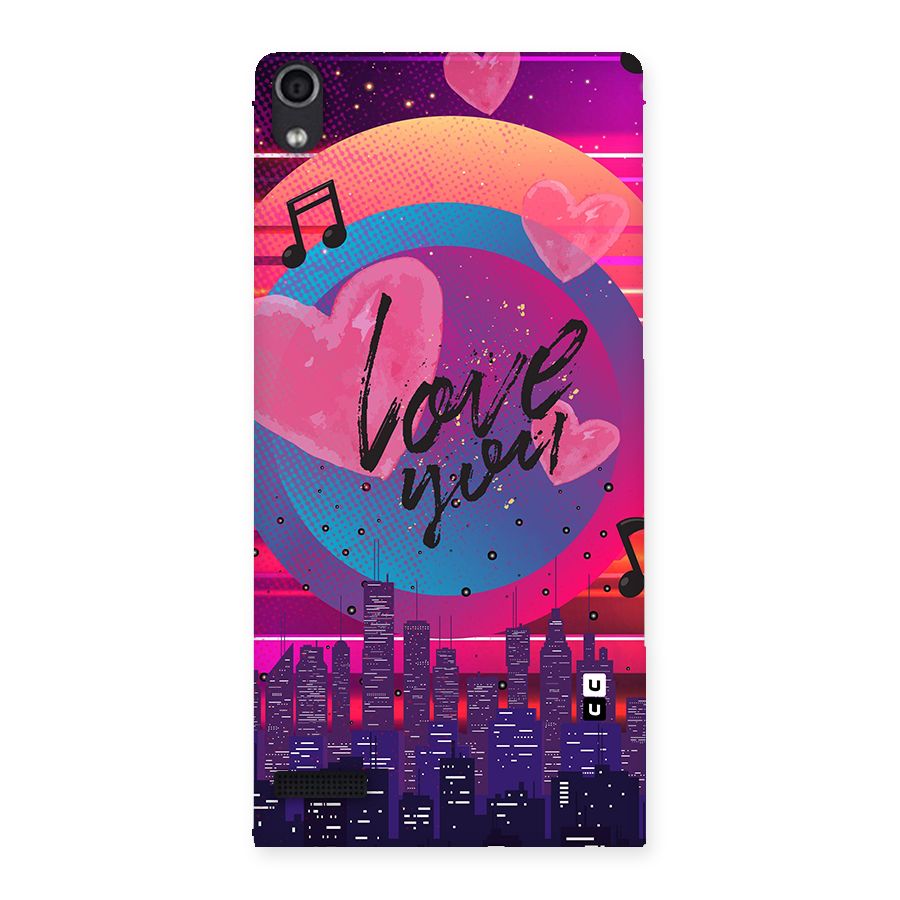 Music City Love Back Case for Ascend P6