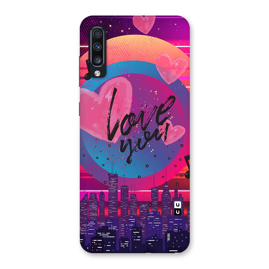 Music City Love Back Case for Galaxy A70