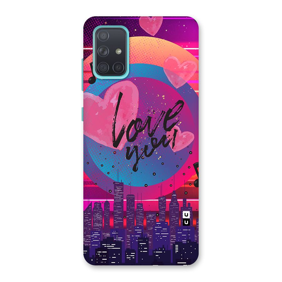 Music City Love Back Case for Galaxy A71