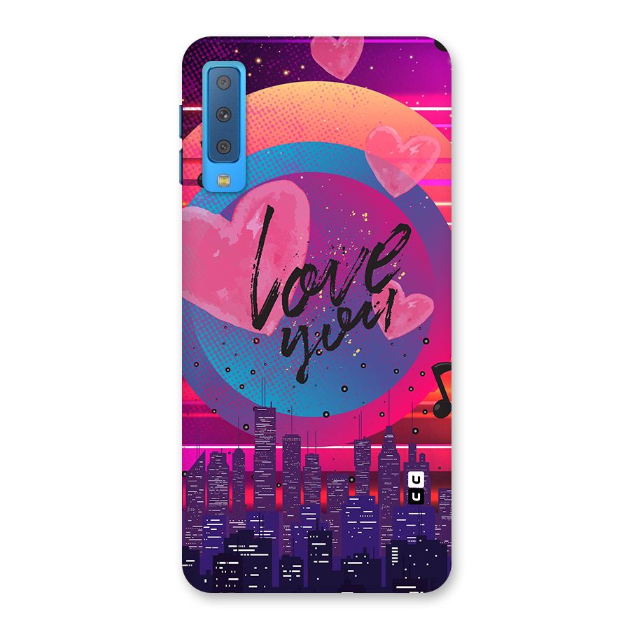 Music City Love Back Case for Galaxy A7 (2018)