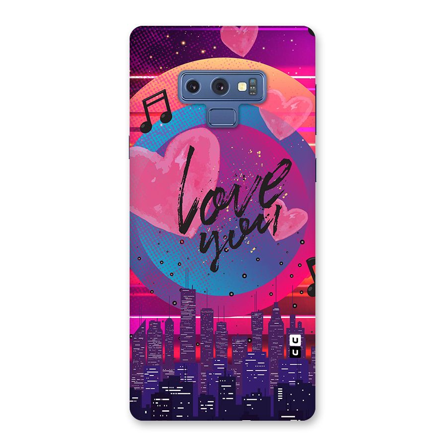 Music City Love Back Case for Galaxy Note 9