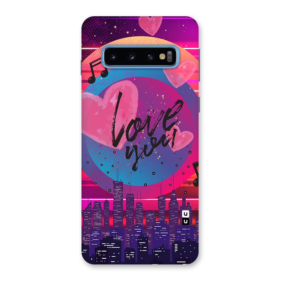 Music City Love Back Case for Galaxy S10