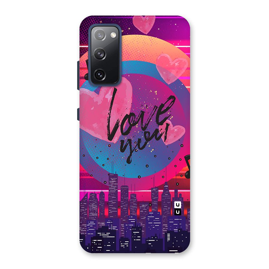 Music City Love Back Case for Galaxy S20 FE